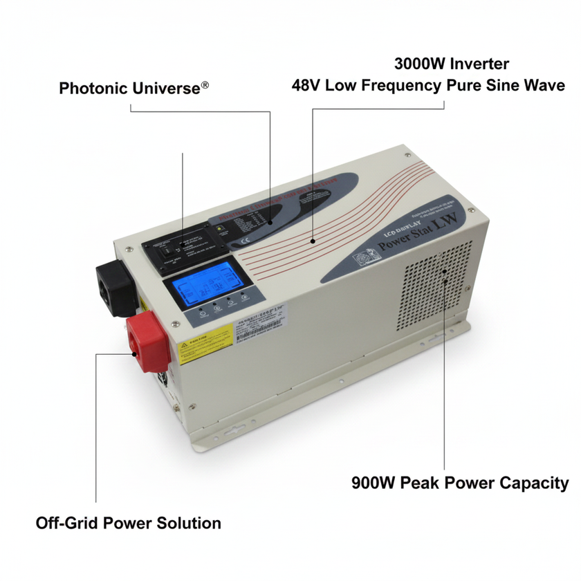 3000W 48V low frequency pure sine wave off-grid inverter (peak power 9000W)