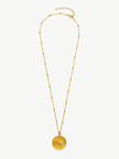 Gold Vermeil Medallion Necklace – Day | No More Nobody