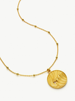 Gold Vermeil Medallion Necklace – Day | No More Nobody