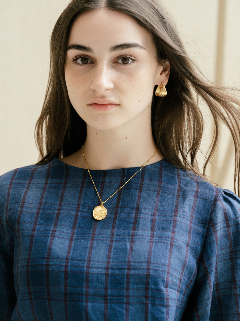 Gold Vermeil hoop earrings – Angela | No More Nobody