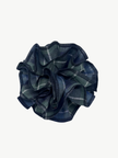 Organic Linen green check scrunchie – Azaria | No More Nobody
