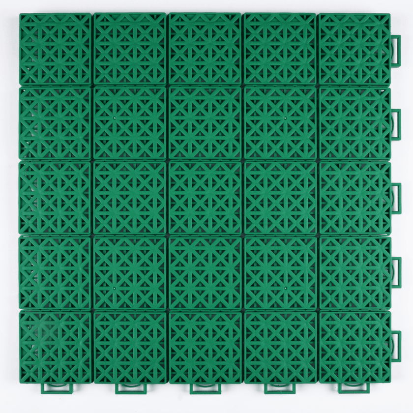 Singles Tennis Court System with Court Markings