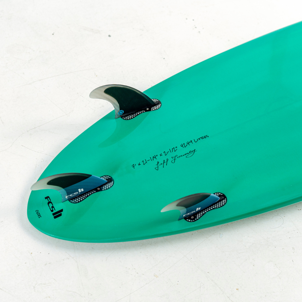 7' Heritage Round Tail Retro Egg Surfboard in Gloss Tint