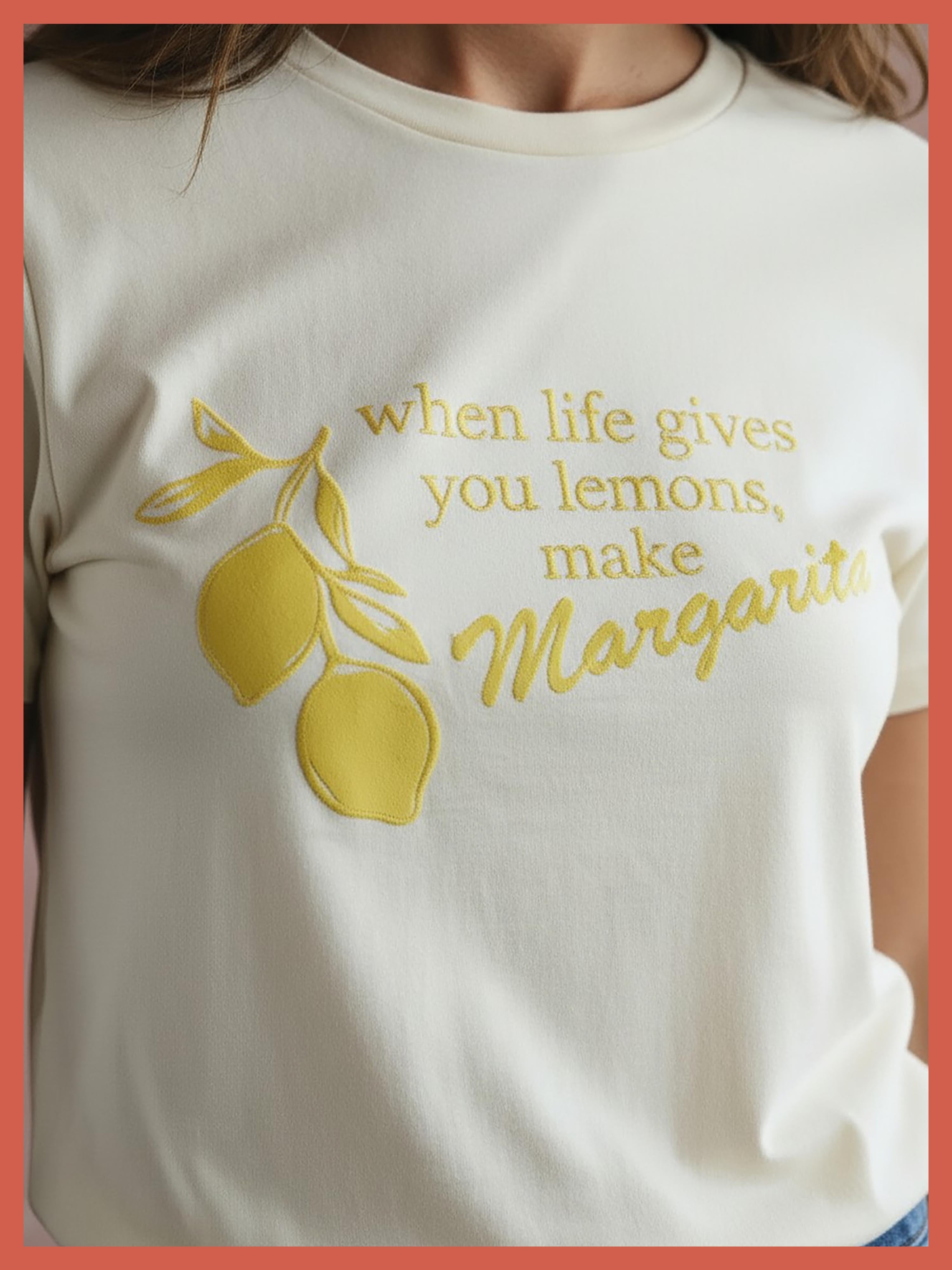 Margarita T Shirt-Cream