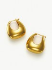 Gold Vermeil Hoop Earrings – Jude | No More Nobody