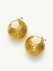 Gold Vermeil Hoop Earrings – Zadie | No More Nobody