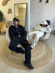 GREY/BLACK REVERSIBLE ZIP HOODIE