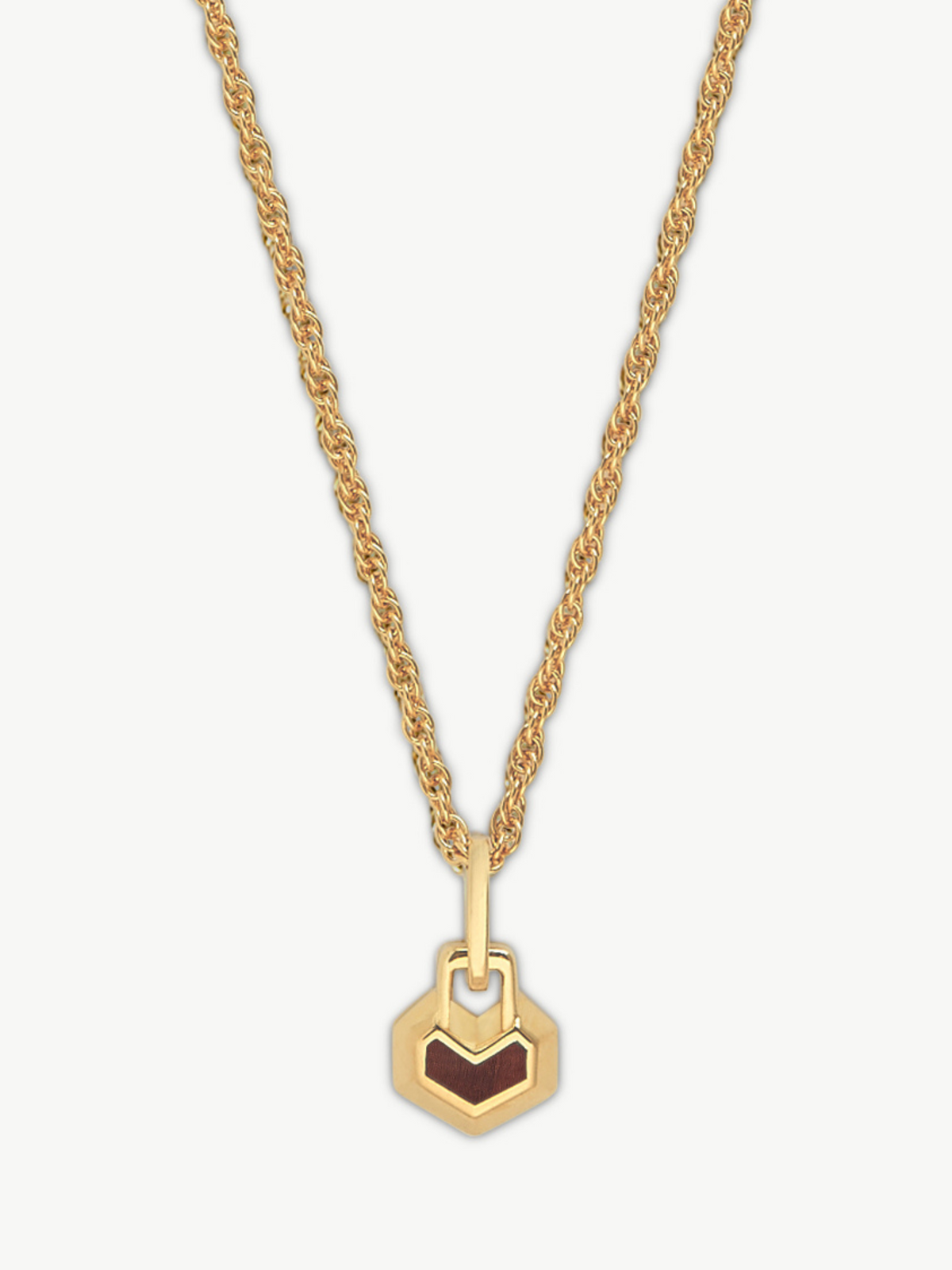Gold Plated Tiger eye mini necklace 22