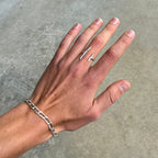 2 Lines Minimalist Silver Ring