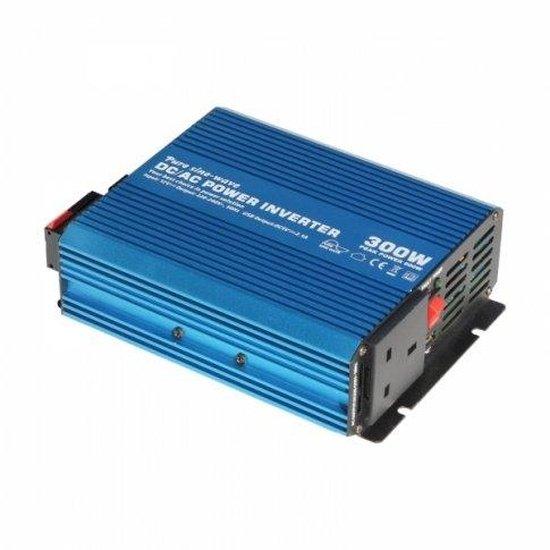 300W 12V Pure Sine Wave Power Inverter 230V UK Socket USB - Solarika PSI300-12