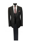 Men's 3-Piece Black Slim Fit Suit
