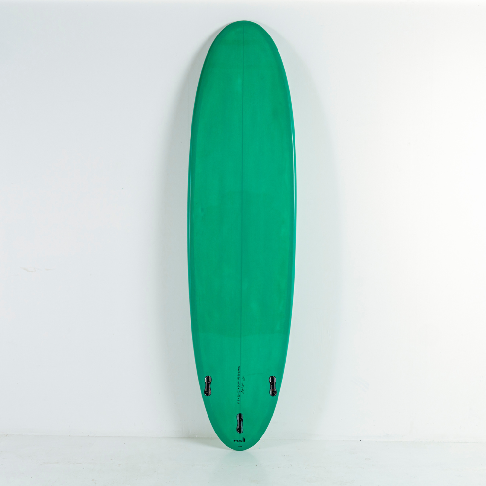 7' 6 Heritage Retro Mini Mal Surfboard in Gloss Tint