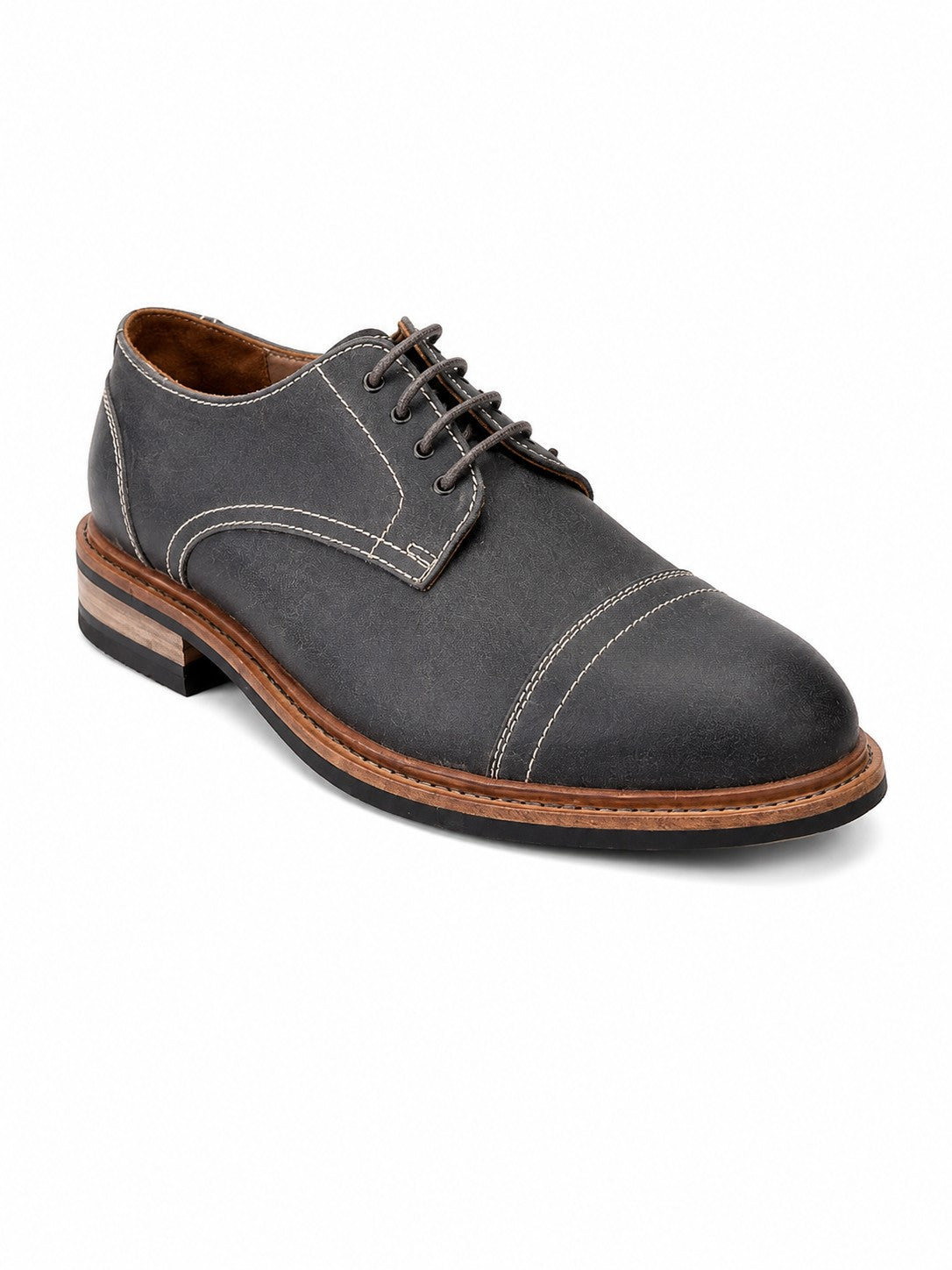 Blisworth | Men's Cap Toe Shoe | Grey