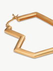 Gold Plated hoop earrings – Daryl | No More Nobody