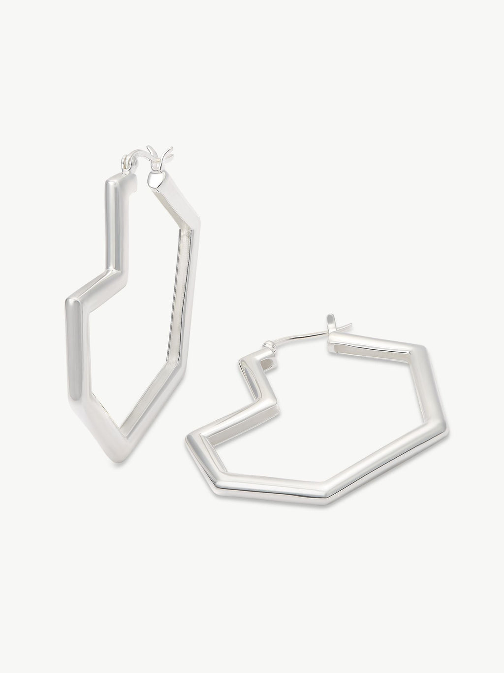 Sterling Silver hoop earrings – Daryl | No More Nobody
