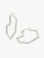 Sterling Silver hoop earrings – Daryl | No More Nobody