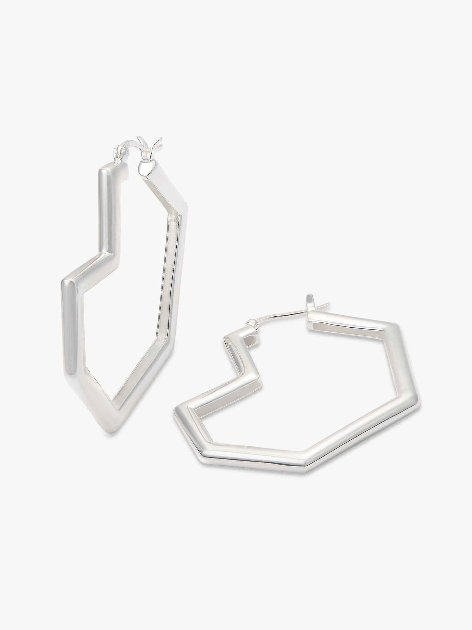 Sterling Silver hoop earrings – Daryl | No More Nobody