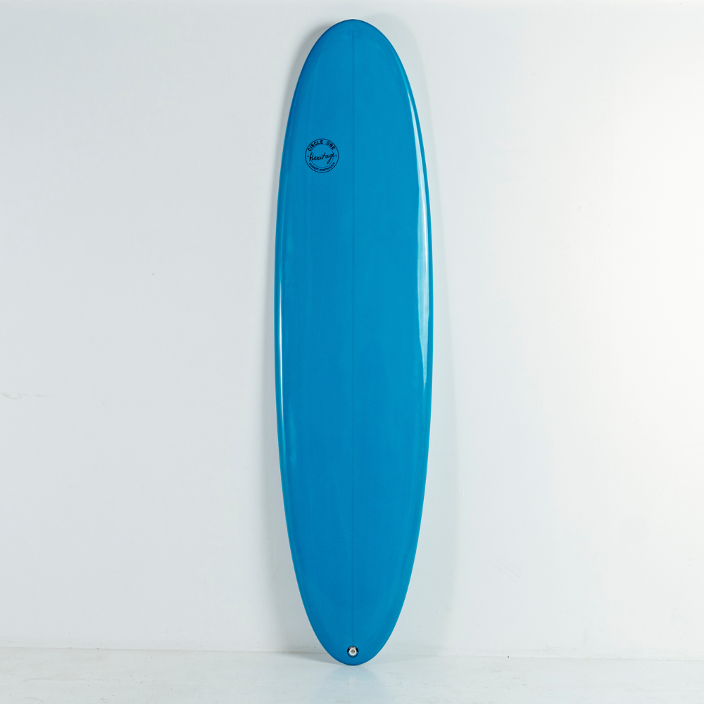 7' 6 Heritage Retro Mini Mal Surfboard in Gloss Tint