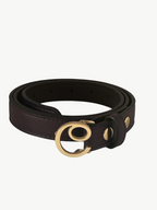 Vegan Leather brown belt - Diane | No More Nobody