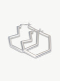 Sterling Silver hoop earrings – Daryl | No More Nobody