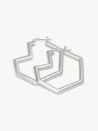 Sterling Silver hoop earrings – Daryl | No More Nobody