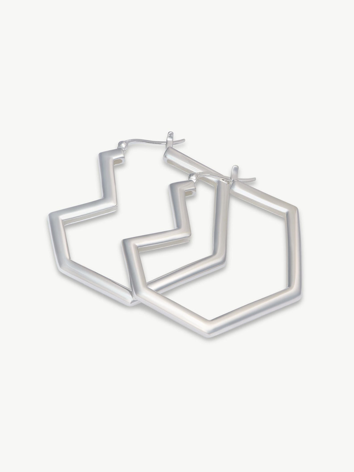 Sterling Silver hoop earrings – Daryl | No More Nobody