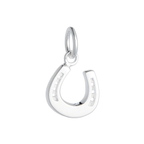 Horse Shoe Lucky Silver Charm