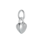 Love Heart Silver Charm
