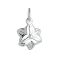 Daffodil Flower Silver Charm