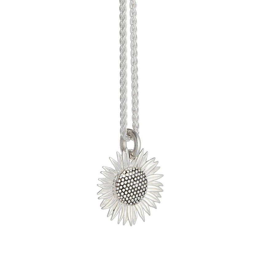 Sunflower Silver Charm