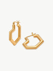 Gold Plated small hoop earrings – Daryl | No More Nobody