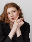 Gold Vermeil Malachite ring - Daryl | No More Nobody