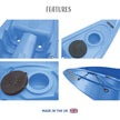 Kaafu Solo Kayak | Blue | Complete Package