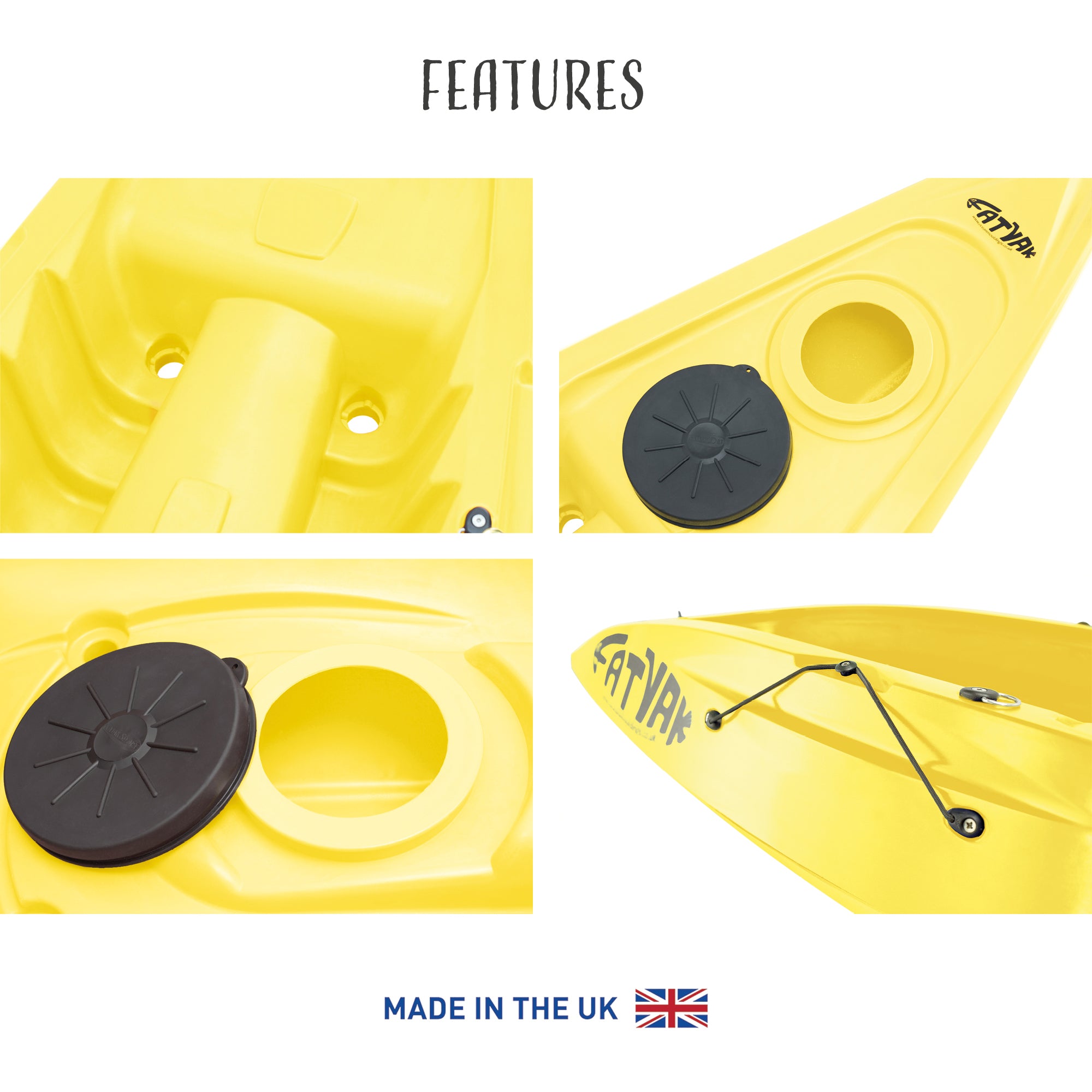 Kaafu Solo Kayak | Yellow | Complete Package