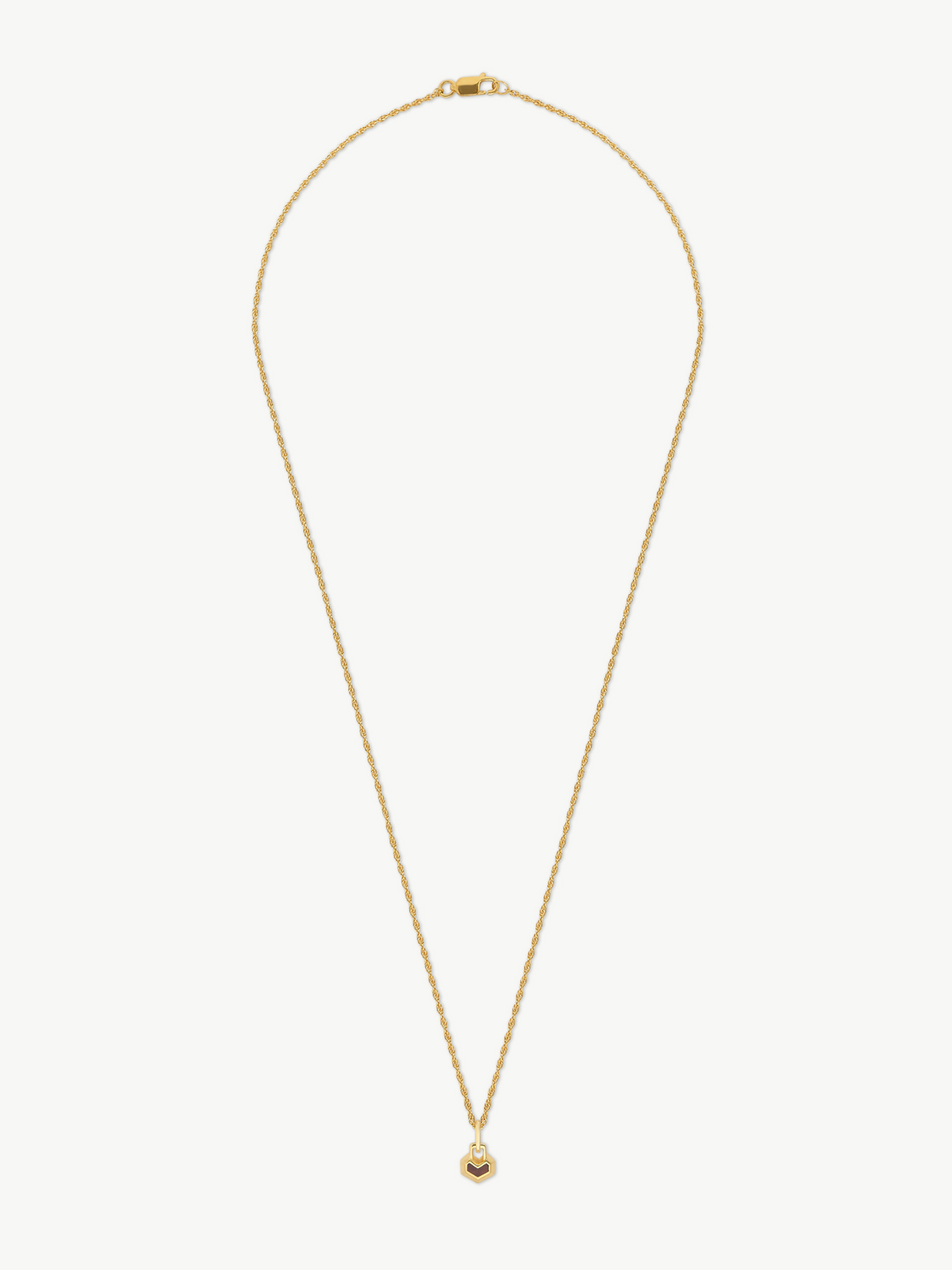 Gold Plated Tiger eye mini necklace 22