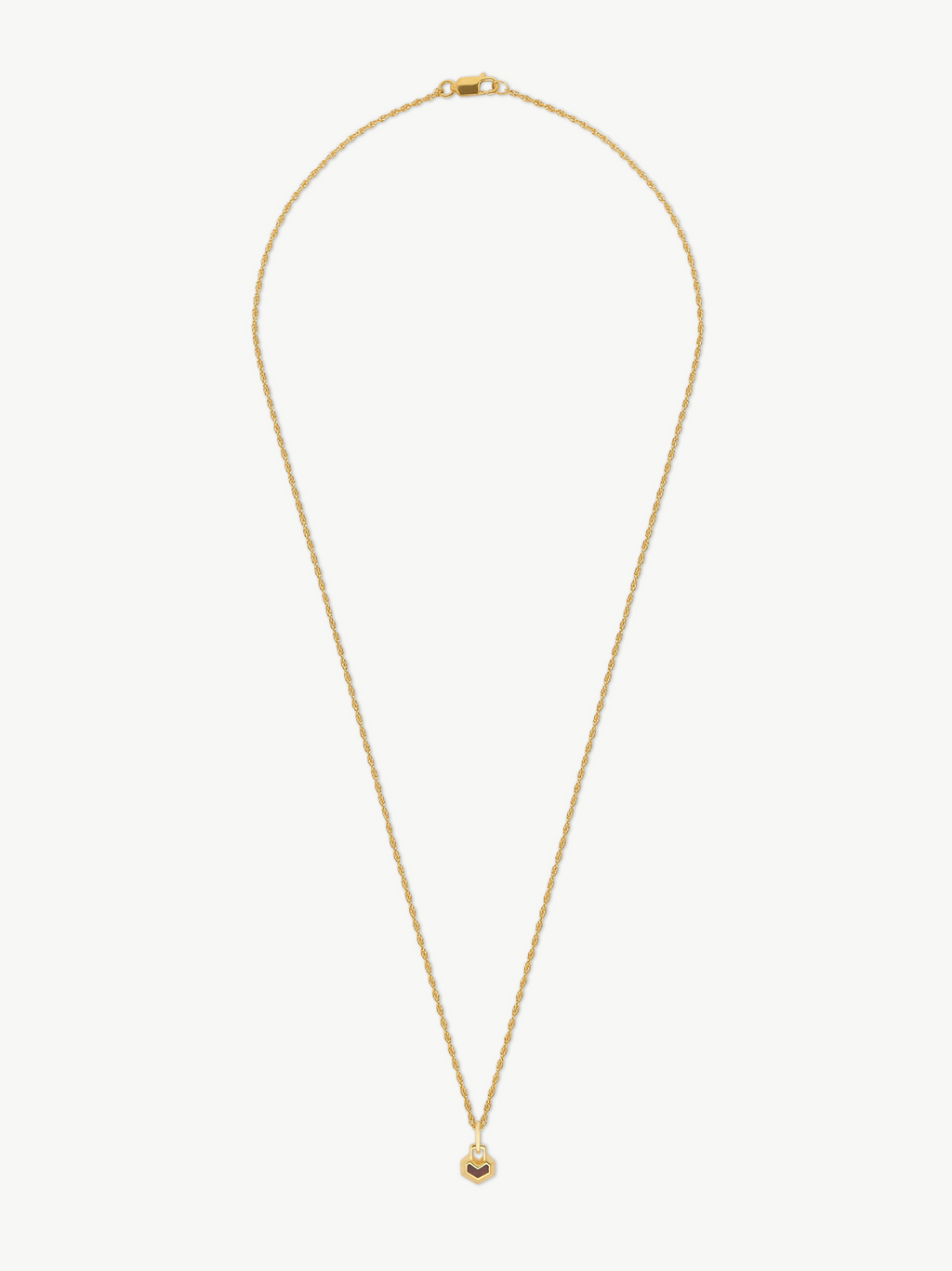 Gold Plated Tiger eye mini necklace 22"- Daryl | No More Nobody