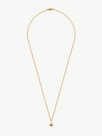 Gold Plated Tiger eye mini necklace 22"- Daryl | No More Nobody