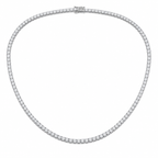 Luxe 3mm Moissanite Tennis Chain necklace