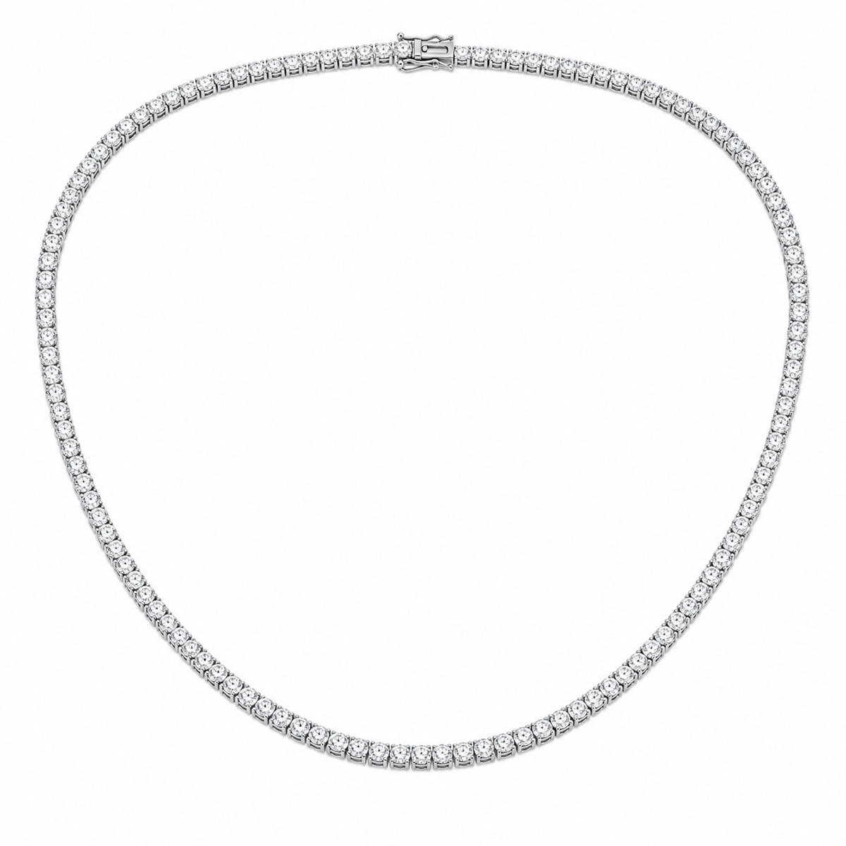 Luxe 3mm Moissanite Tennis Chain necklace