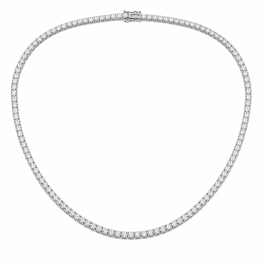 Luxe 3mm Moissanite Tennis Chain necklace