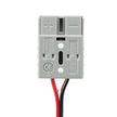 4.0mm cable with 50A battery plug for folding solar charging kits