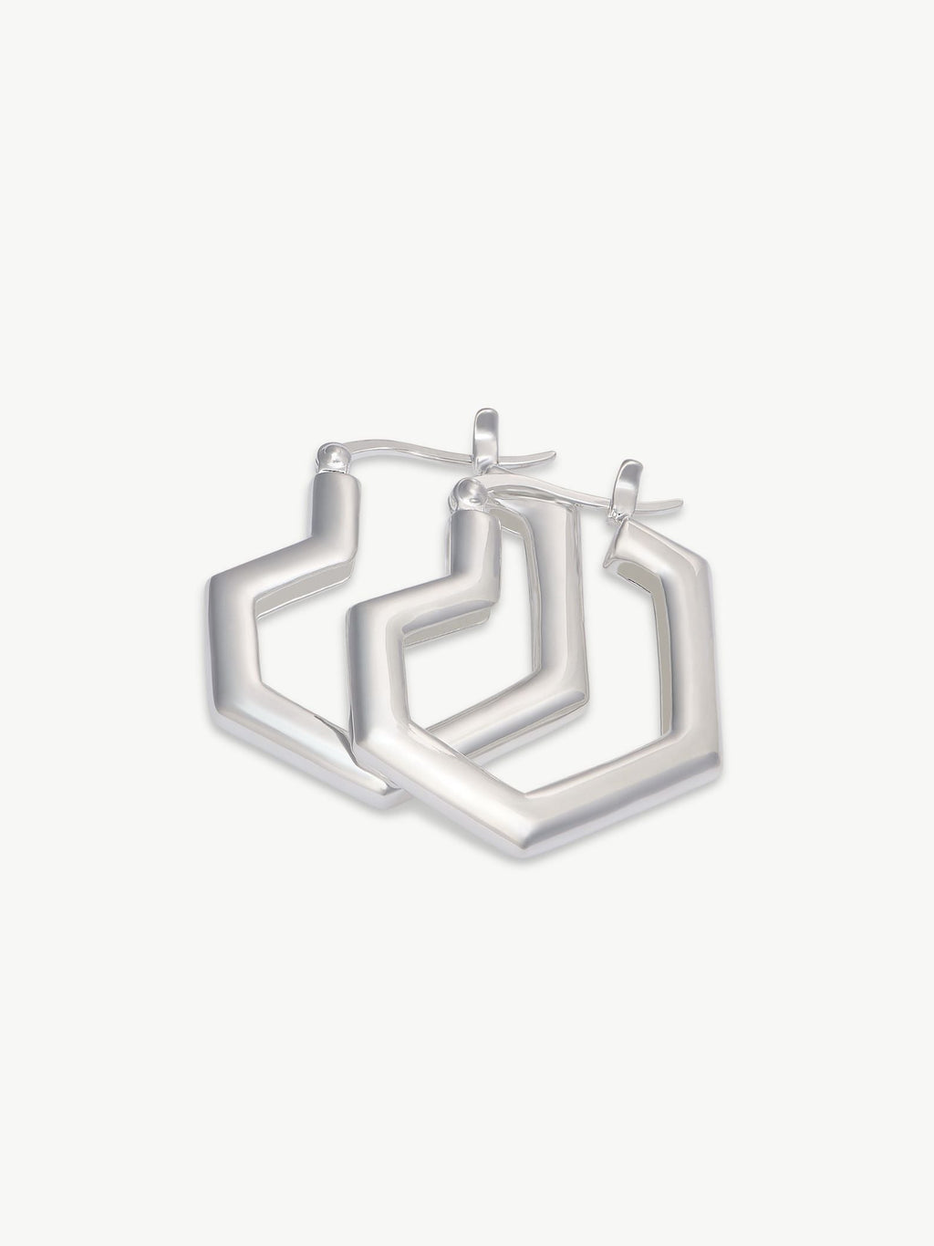 Sterling Silver small hoop earrings – Daryl | No More Nobody