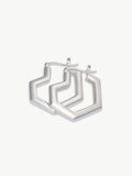 Sterling Silver small hoop earrings – Daryl | No More Nobody
