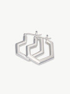 Sterling Silver small hoop earrings – Daryl | No More Nobody