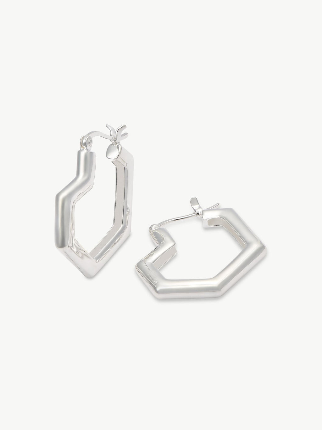 Sterling Silver small hoop earrings – Daryl | No More Nobody
