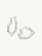 Sterling Silver small hoop earrings – Daryl | No More Nobody