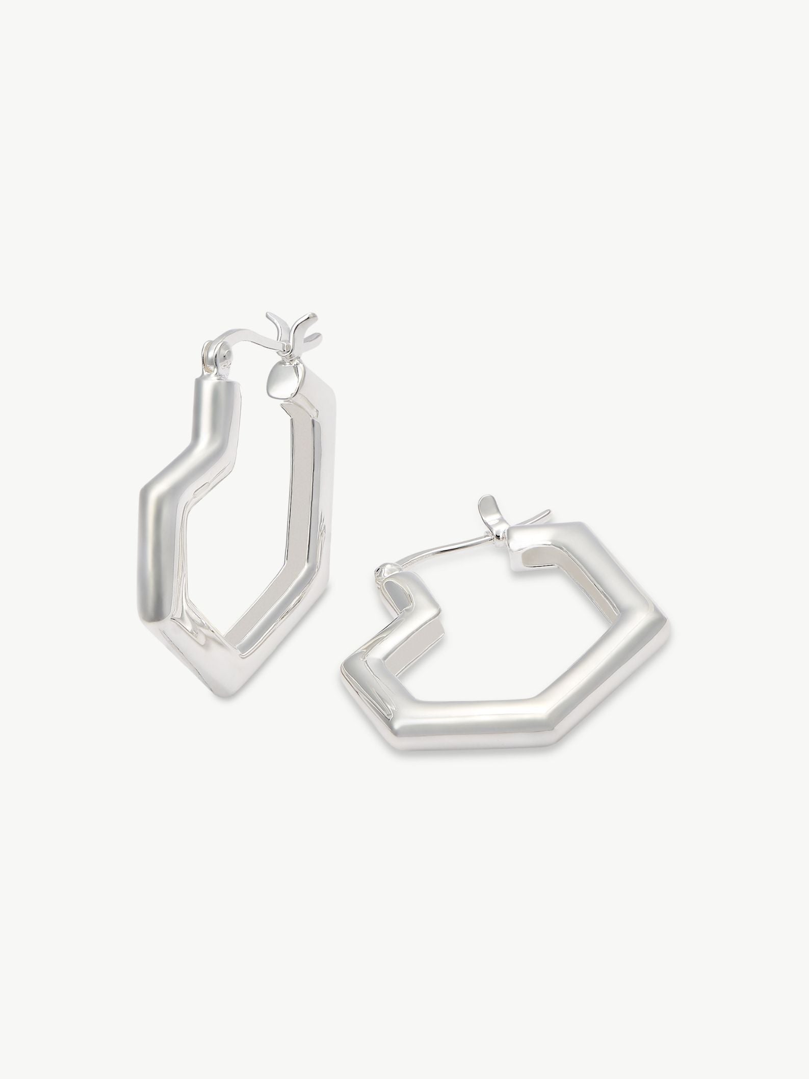 Sterling Silver small hoop earrings – Daryl | No More Nobody