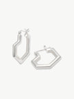 Sterling Silver small hoop earrings – Daryl | No More Nobody