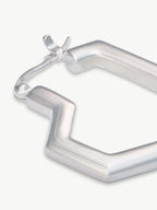 Sterling Silver small hoop earrings – Daryl | No More Nobody