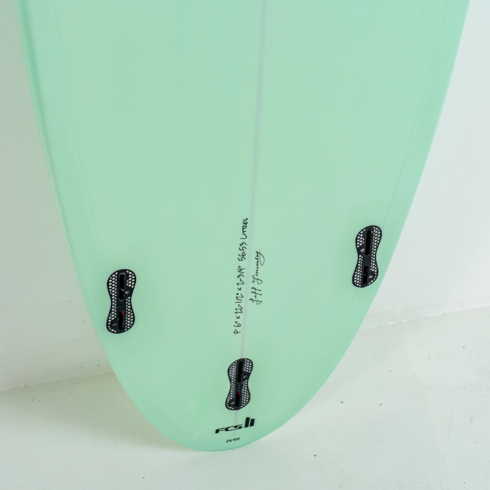 7' 6 Heritage Retro Mini Mal Surfboard in Gloss Tint